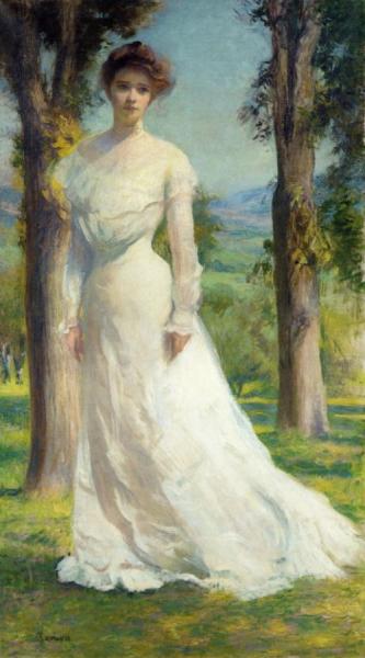 Margaret Under The Elms by Edmund Tarbell