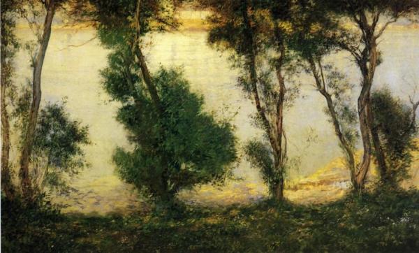 Piscatagua River From The Tarbell Home by Edmund Tarbell Oil Painting Reproductions