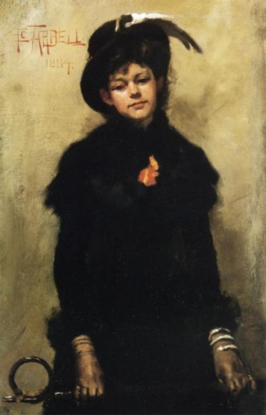 Portrait Of Miss Mckay by Edmund Tarbell Oil Painting Reproductions
