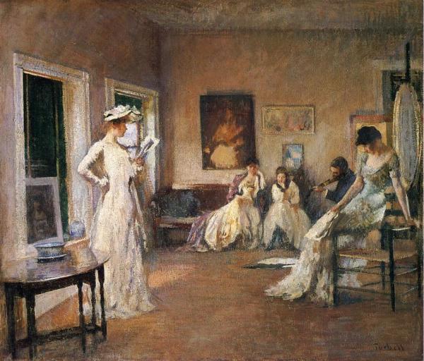 Rehearsal In The Studio by Edmund Tarbell