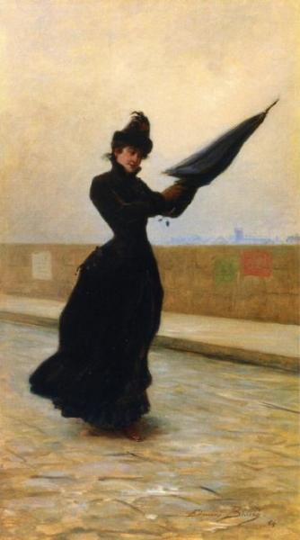 A Windy Day by Edouard Bisson