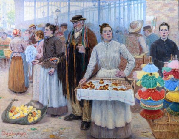 The Tinker Dealers Of Les Halles by Edouard-jean Dambourgez