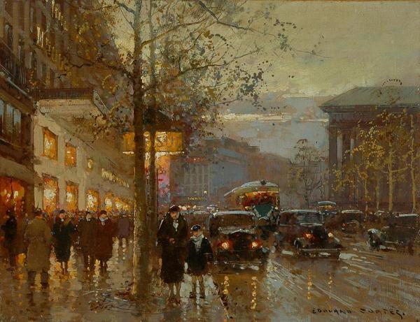 Aux Trois Quartiers by Edouard Léon Cortes