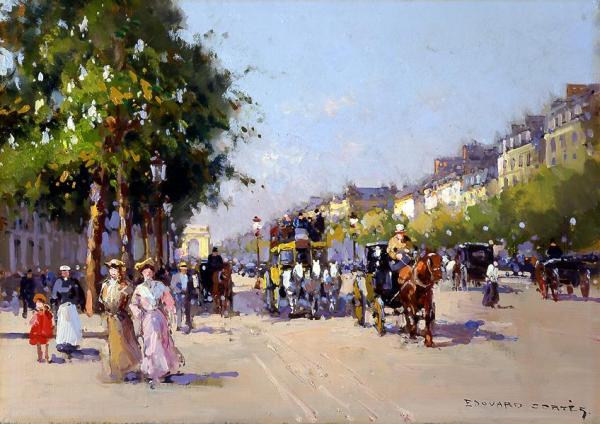 Champs Élysées, Clemenceau by Edouard Léon Cortes