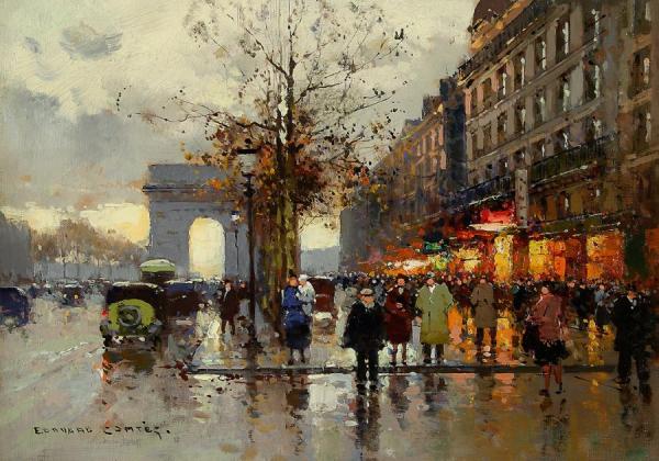 Champs Elysees, Lido by Edouard Léon Cortes