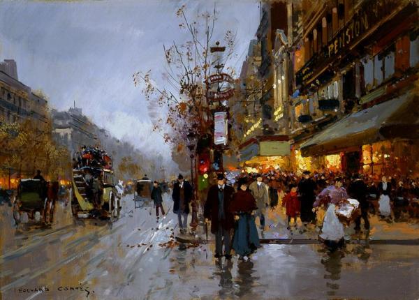 Les Grands Boulevards, Théâtre Des Variétés by Edouard Léon Cortes