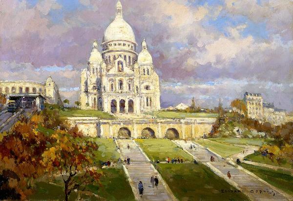 Sacré Coeur by Edouard Léon Cortes
