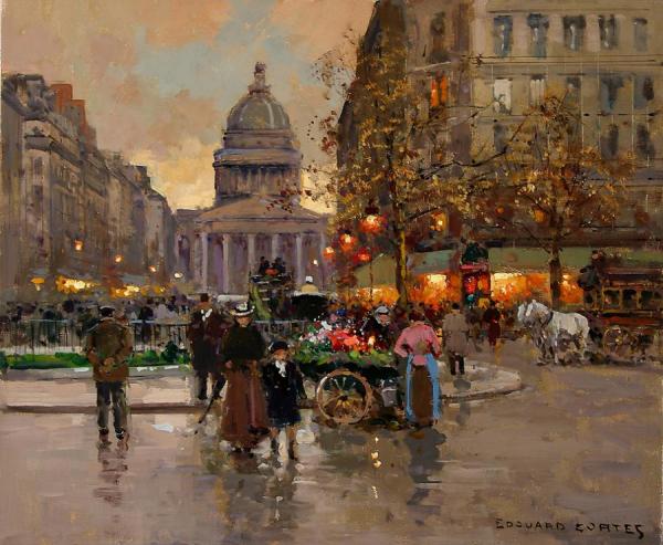 The Pantheon by Edouard Léon Cortes