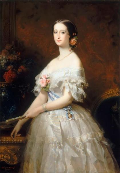 Empress Eugénie De Montijo by Edouard Louis Dubufe Oil Painting Reproductions