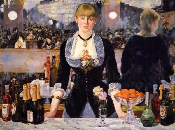 A Bar At The Folies-bergere by Edouard Manet
