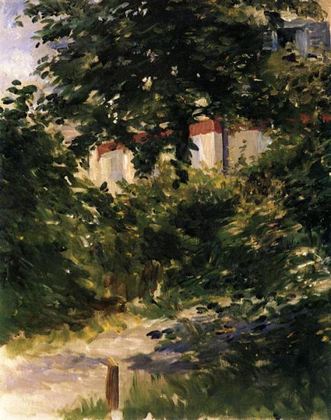 A Path In The Garden At Rueil by Edouard Manet