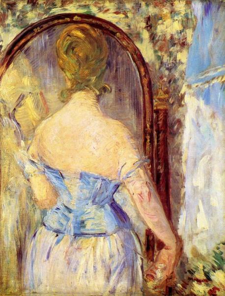 Before The Mirror by Edouard Manet