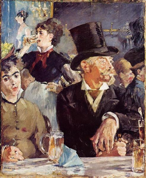 Cafe-concert by Edouard Manet