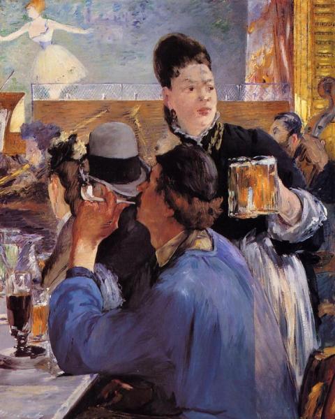 Corner In A Cafe-concert by Edouard Manet