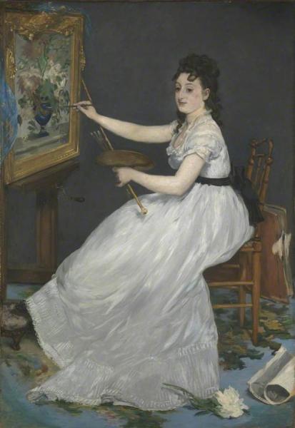 Eva Gonzales by Edouard Manet