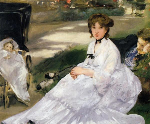 In The Garden by Edouard Manet