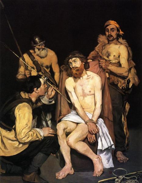 Jesus Mocked By The Soldiers by Edouard Manet