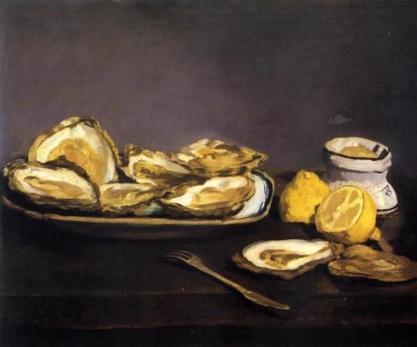 Oysters by Edouard Manet
