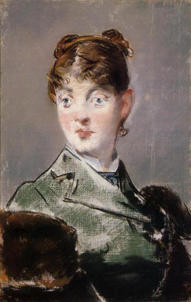 Parisienne, Portrait Of Madame Jules Guillemet by Edouard Manet