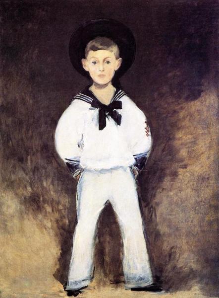 Portrait Of Henry Bernstein As A Child by Edouard Manet