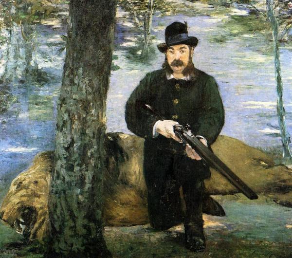 Portrait Of M. Pertuiset, The Lion Hunter by Edouard Manet
