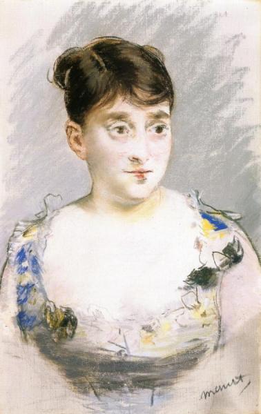 Portrait Of Madame Du Paty by Edouard Manet
