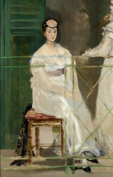 Portrait Of Mademoiselle Clauss (study For The Balcony) by Edouard Manet
