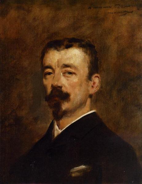 Portrait Of Monsieur Tillet by Edouard Manet