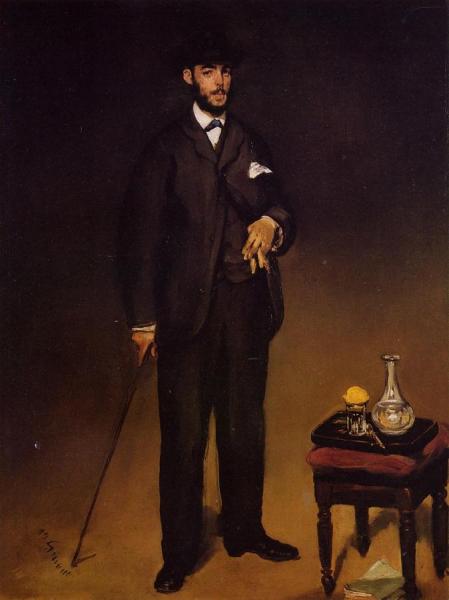 Portrait Of Theodore Duret by Edouard Manet