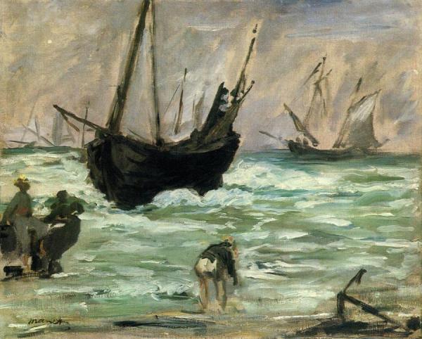 Seascape by Edouard Manet