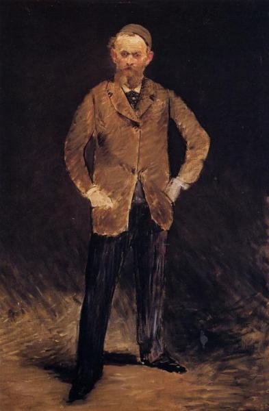 Self Portrait With Skull-cap by Edouard Manet