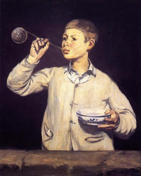 Soap Bubbles by Edouard Manet