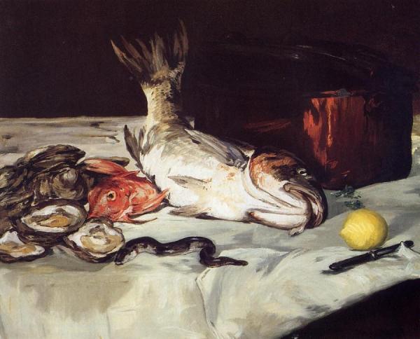 Still Life With Fish by Edouard Manet