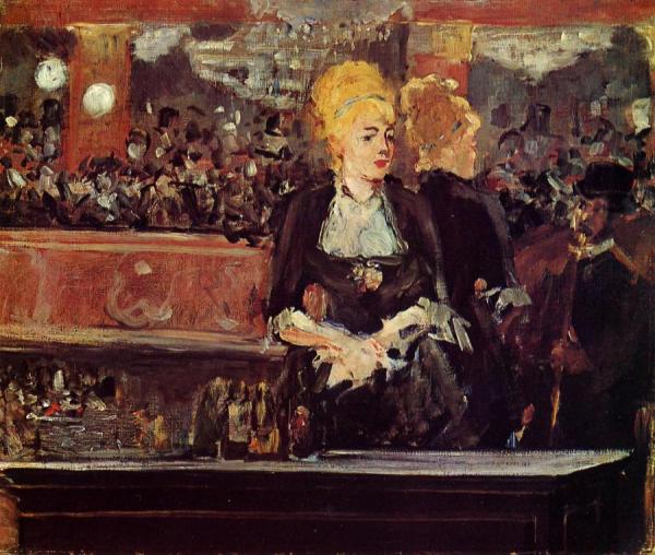 Study For 'a Bar At The Folies-bergere' by Edouard Manet