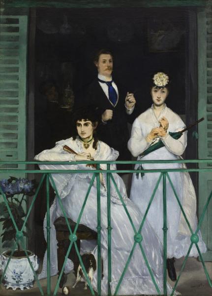 The Balcony by Edouard Manet
