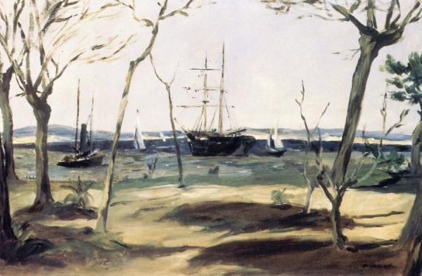 The Bay Of Arcachon by Edouard Manet