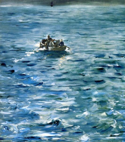 The Escape Of Rochefort by Edouard Manet