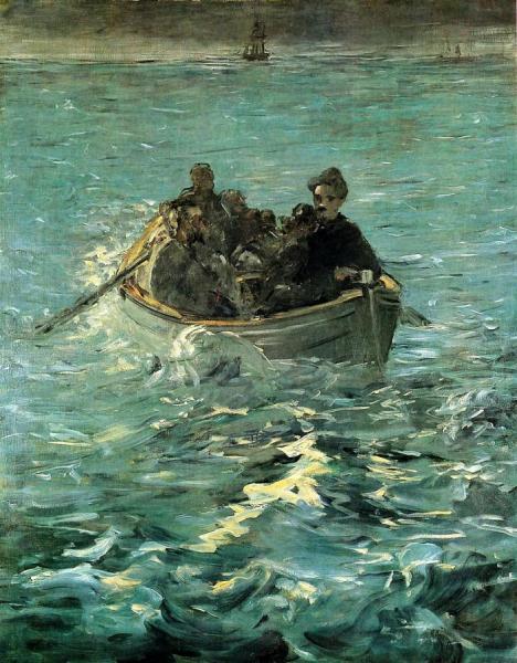 The Escape Of Rochefort - The Large Study by Edouard Manet