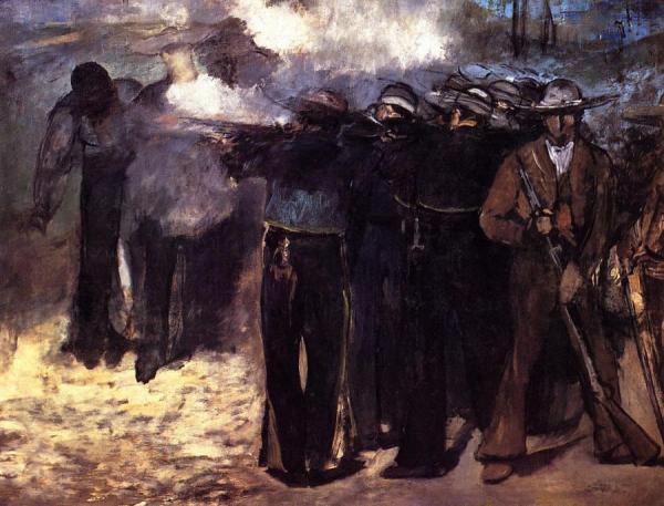 The Execution Of The Emperor Maximilian by Edouard Manet Oil Painting Reproductions