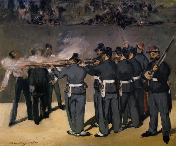 The Execution Of The Emperor Maximillian by Edouard Manet