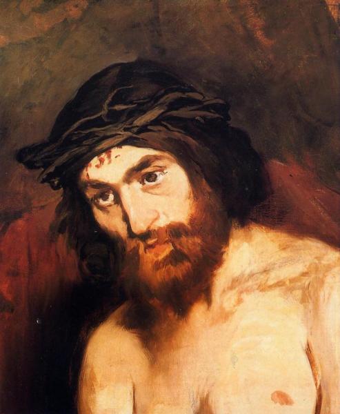 The Head Of Christ by Edouard Manet