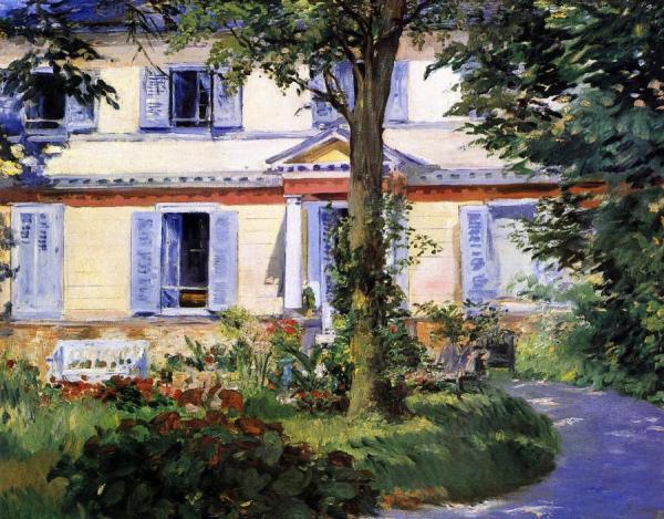 The House At Rueil by Edouard Manet
