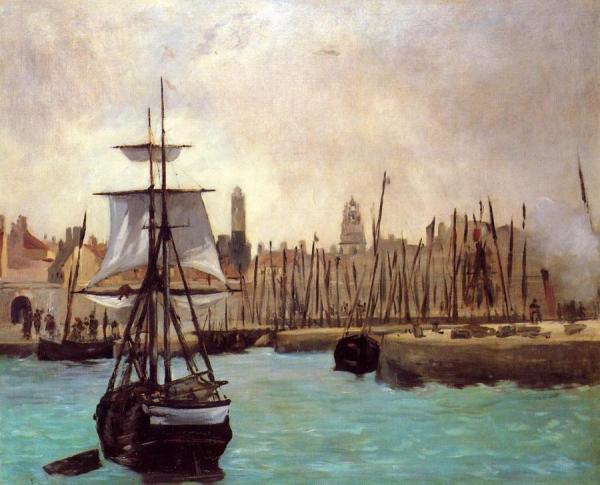 The Port Of Calais by Edouard Manet