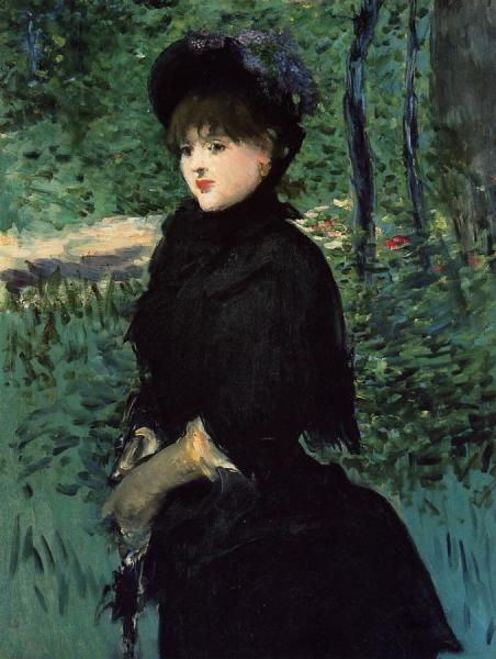 The Promenade by Edouard Manet