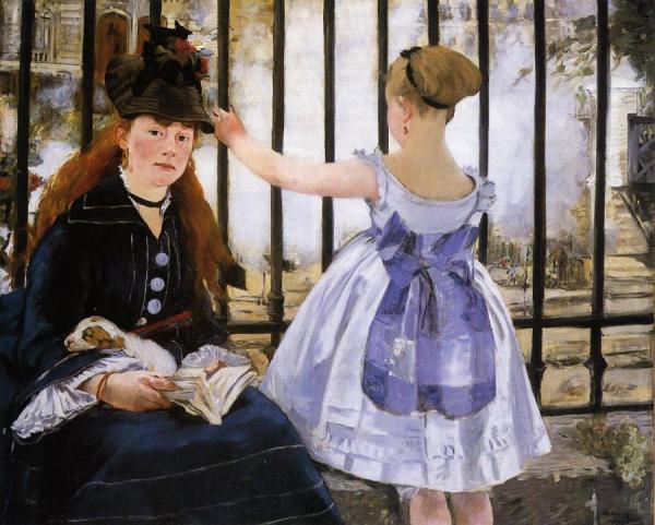 The Railroad by Edouard Manet
