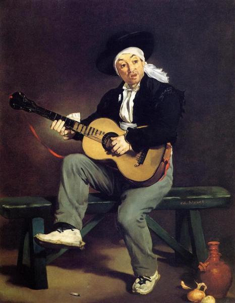 The Spanish Singer by Edouard Manet