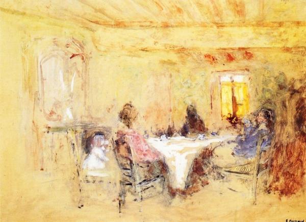 A Family Meal by Edouard Vuillard