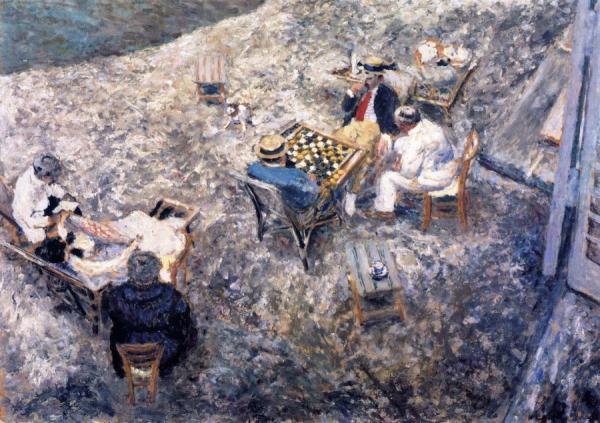 A Game Of Draughts by Edouard Vuillard