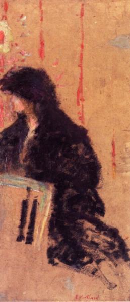 A Somber Dress by Edouard Vuillard