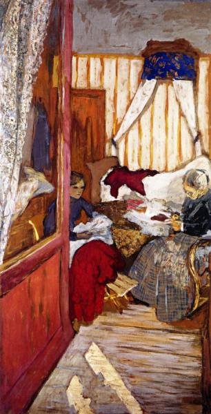 Before The Door by Edouard Vuillard